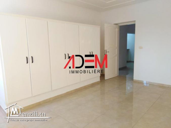 Etage de villa S2 de haut standing à Khzema