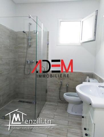 Etage de villa S2 de haut standing à Khzema