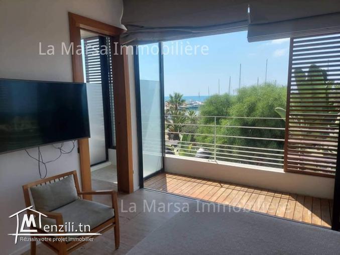 A louer une maisonnette meublée au port de Sidi Bou Said