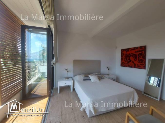 A louer une maisonnette meublée au port de Sidi Bou Said