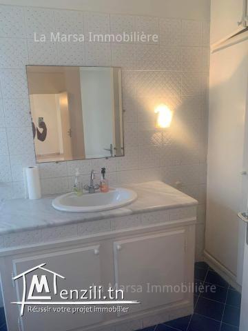 A Louer étage de villa s3 à Gammarth Supérieur