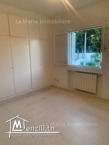 A Louer étage de villa s3 à Gammarth Supérieur