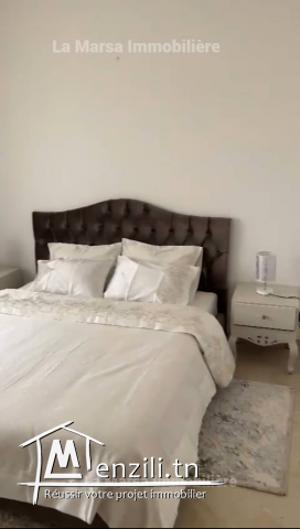 A Louer bel appartement s1 meublé à La Marsa