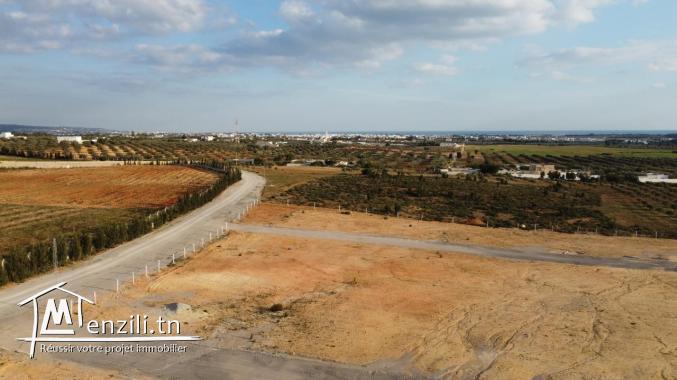 Projet de lotissement vue sur mer Hammamet