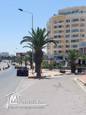 Terrain commerciale R+8 pré slim center khezama zone touristique