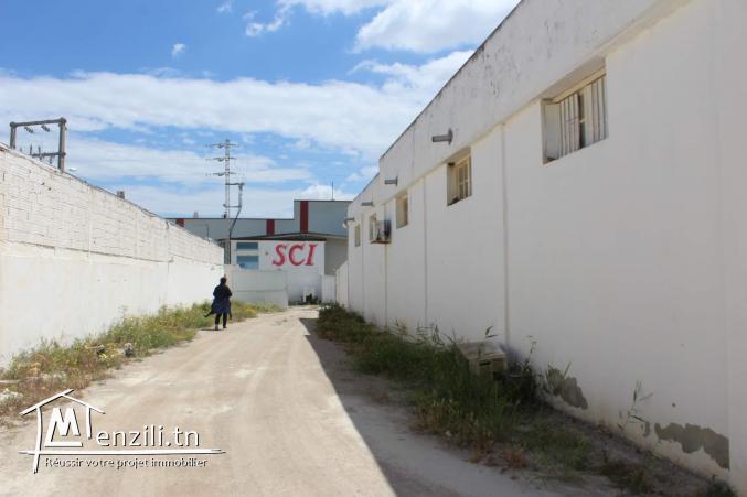 Usine dans une zone industrielle