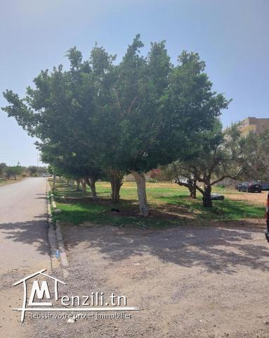 Terrain 660m2 de 3 facade à kantaoui sousse