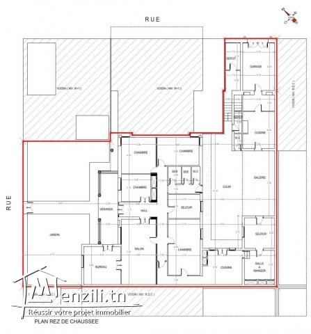 Vendre Villa à Kairouan mansoura