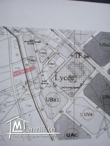 Terrain a vendre a kalaa sghira (sousse)  prés du lycée