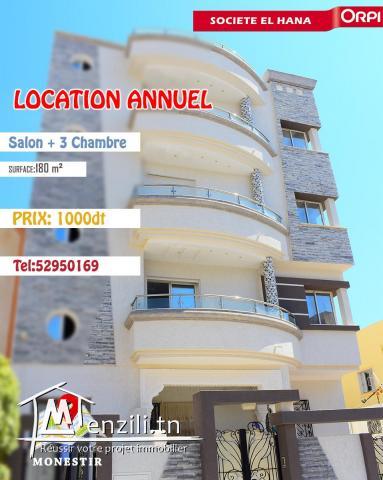 petite immeuble de 3 appartement s+3 à louer à AGBA MONASTIR