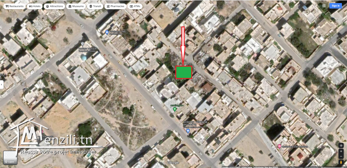 terrain à vendre prés mosqué elhidaya omrane MONASTIR