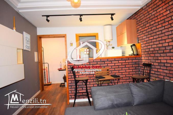 Appartement S+0 au RDC neuf et proche de la plage