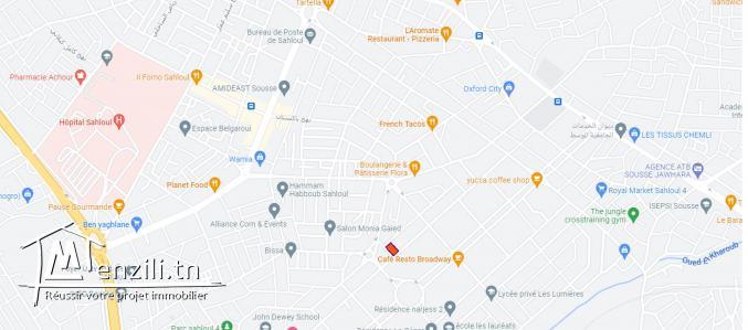 A VENDRE TERRAIN R+4 SAHLOUL 4  SOUSSE