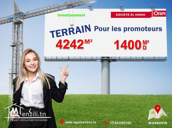 investissement Terrain pour les promoteurs omrane MONASTIR