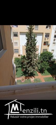 A louer un appart s+3 à résidence Babel El ghazela