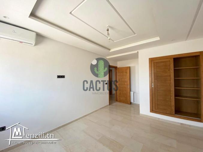 S+2 de 114m² avec terrasse de 37m² à Hammamet nord