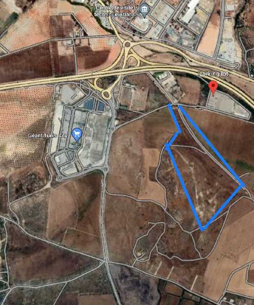 lots à vendre à borj touil ariana a côté du géant