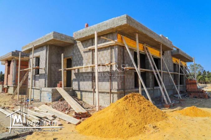 A VENDRE des Villas (S+2) sur plan dans une cité résidentielle à KELIBIA