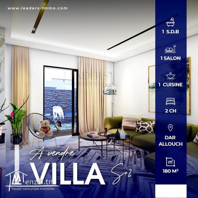 A VENDRE des Villas (S+2) sur plan dans une cité résidentielle à KELIBIA