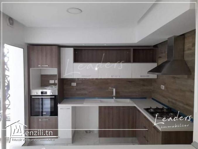 A vendre un Appartement S+3 avec un petit jardin situé à AIN ZAGHOUAN