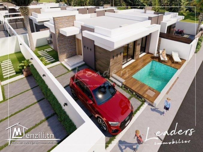 villa avec piscine s+2 à vendre à dar aalloluch kélibia 27246304
