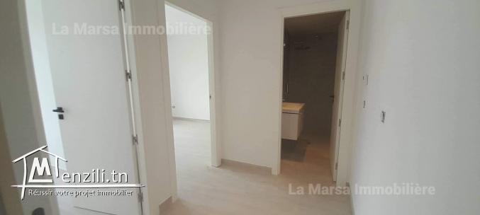 A Louer appartement s2 neuf à La Marsa