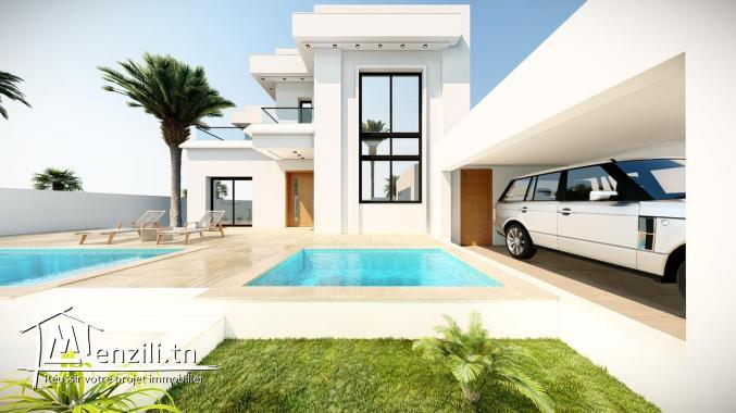 Villa TIPAZA F6 avec piscine en cours de finition