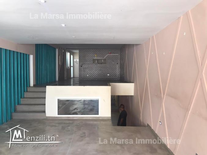 A Louer local commercial de 120m² à Carthage Dermech