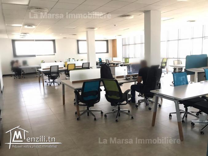 A Louer bureau de 500m² au Lac 3