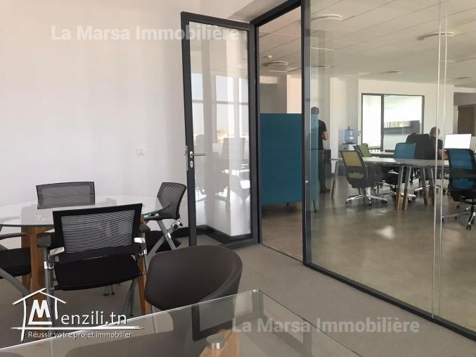 A Louer bureau de 500m² au Lac 3