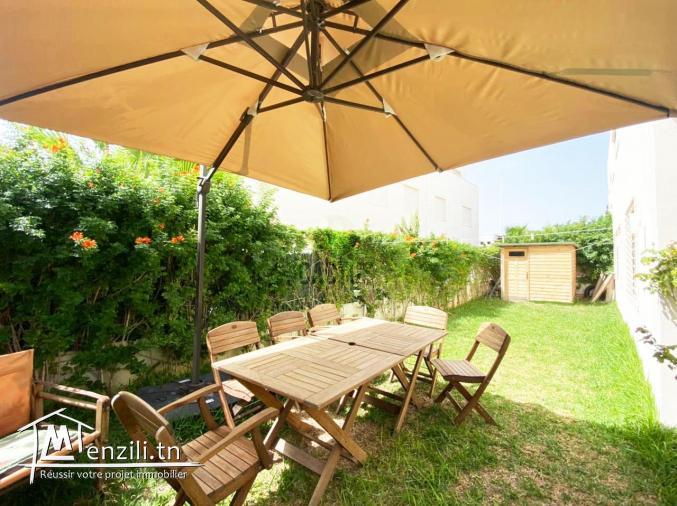 S+3 de 110m² avec un jardin de 130m² à Sidi Mahrsi
