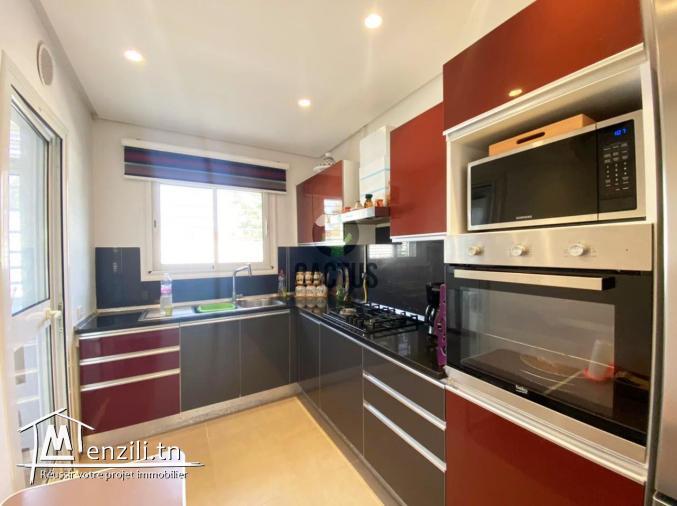 S+3 de 110m² avec un jardin de 130m² à Sidi Mahrsi