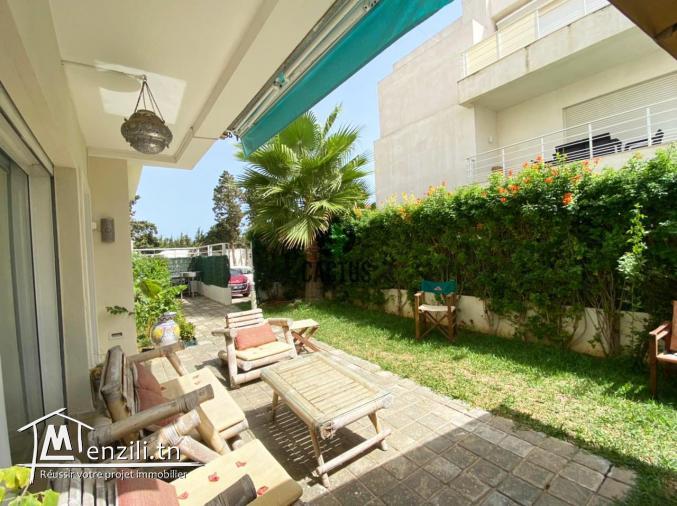 S+3 de 110m² avec un jardin de 130m² à Sidi Mahrsi