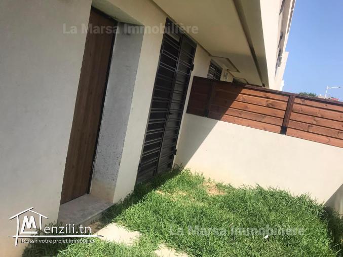 A Louer un rdc s2 avec jardin à La Marsa