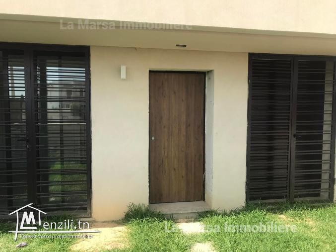A Louer un rdc s2 avec jardin à La Marsa