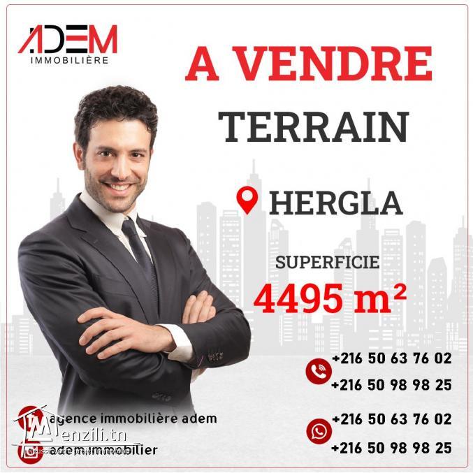 un terrain bien situé à Hergla