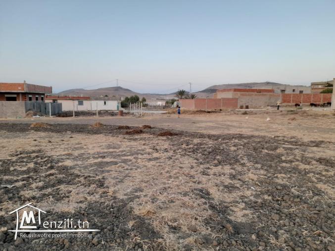 Vente terrain 1000m2 Methline- Bizerte