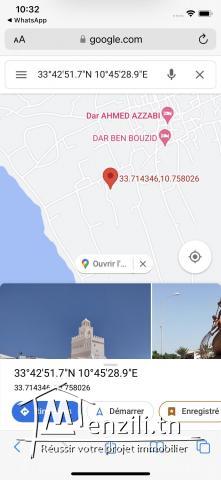 À saisir terrain zone urbaine 2100m2 87000dt