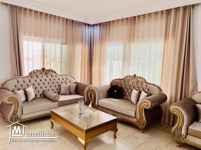 À louer une villa meublé à corniche Bizerte