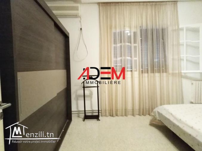 étage de villa hautement meublé type S2 avec abri voiture