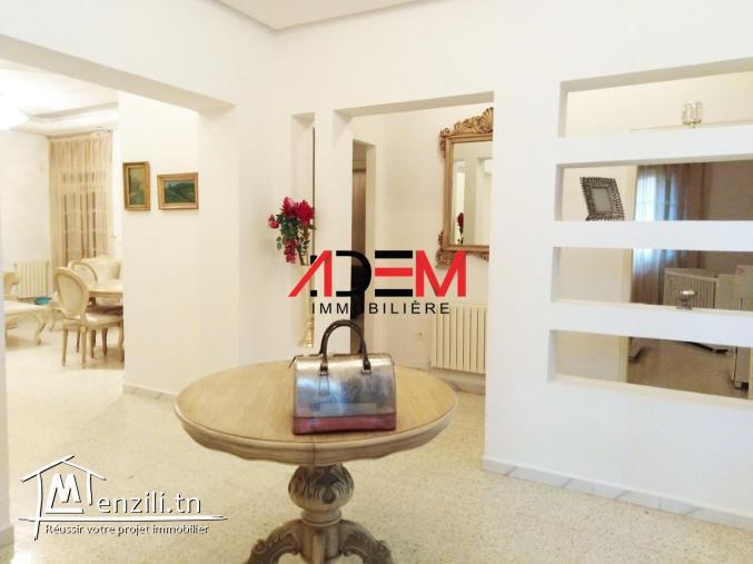 étage de villa hautement meublé type S2 avec abri voiture