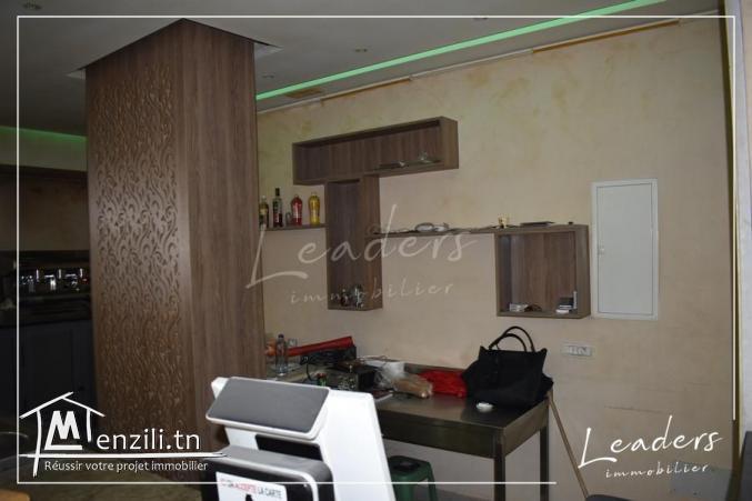 A vendre un FOND DE COMMERCE situé à L’aouina