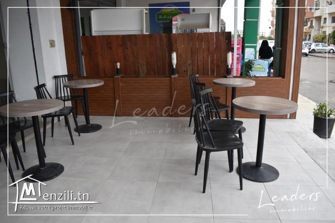 A vendre un FOND DE COMMERCE situé à L’aouina
