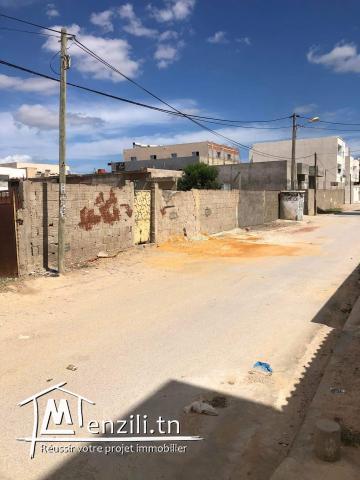 Terrain 860m2 a Ennkhilet sur rue Jaouhara
