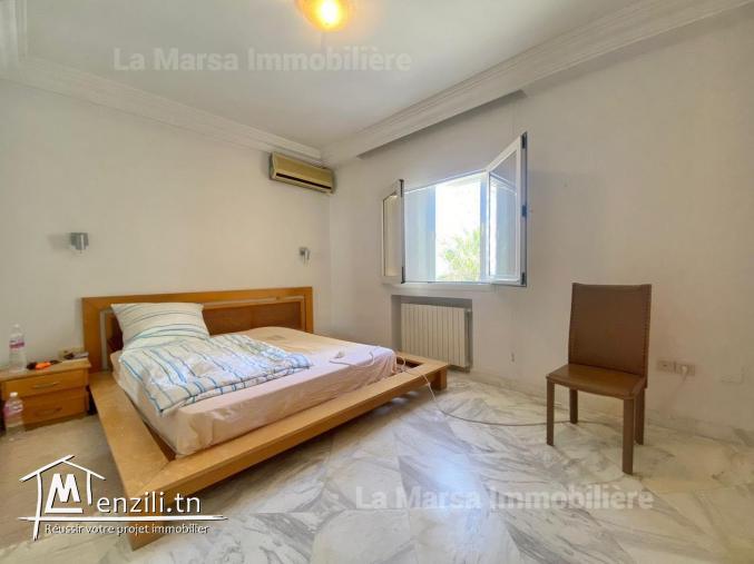 A Louer un étage de villa s2 meublé à Carthage
