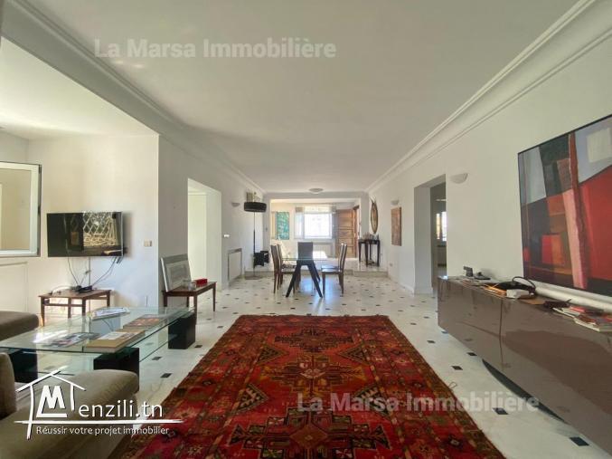 A Louer un étage de villa s2 meublé à Carthage