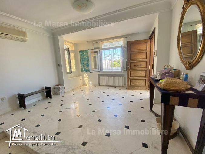 A Louer un étage de villa s2 meublé à Carthage