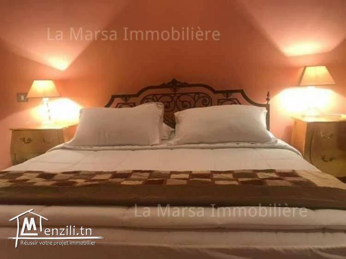 A Louer appartement s2 meublé à 5mn de la Soukra