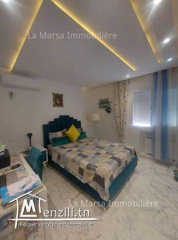 A Louer rez-de-chaussée avec piscine et jardin, La Soukra