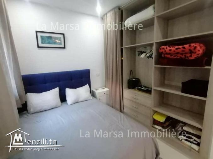 A Louer appartement s1 meublé avec jardin, La Marsa